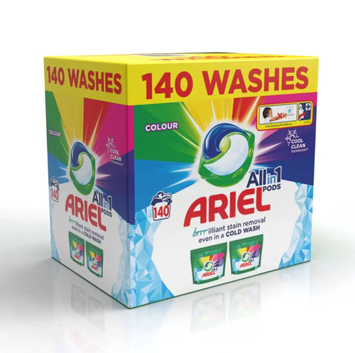 Ariel kapsulės 140 vnt.