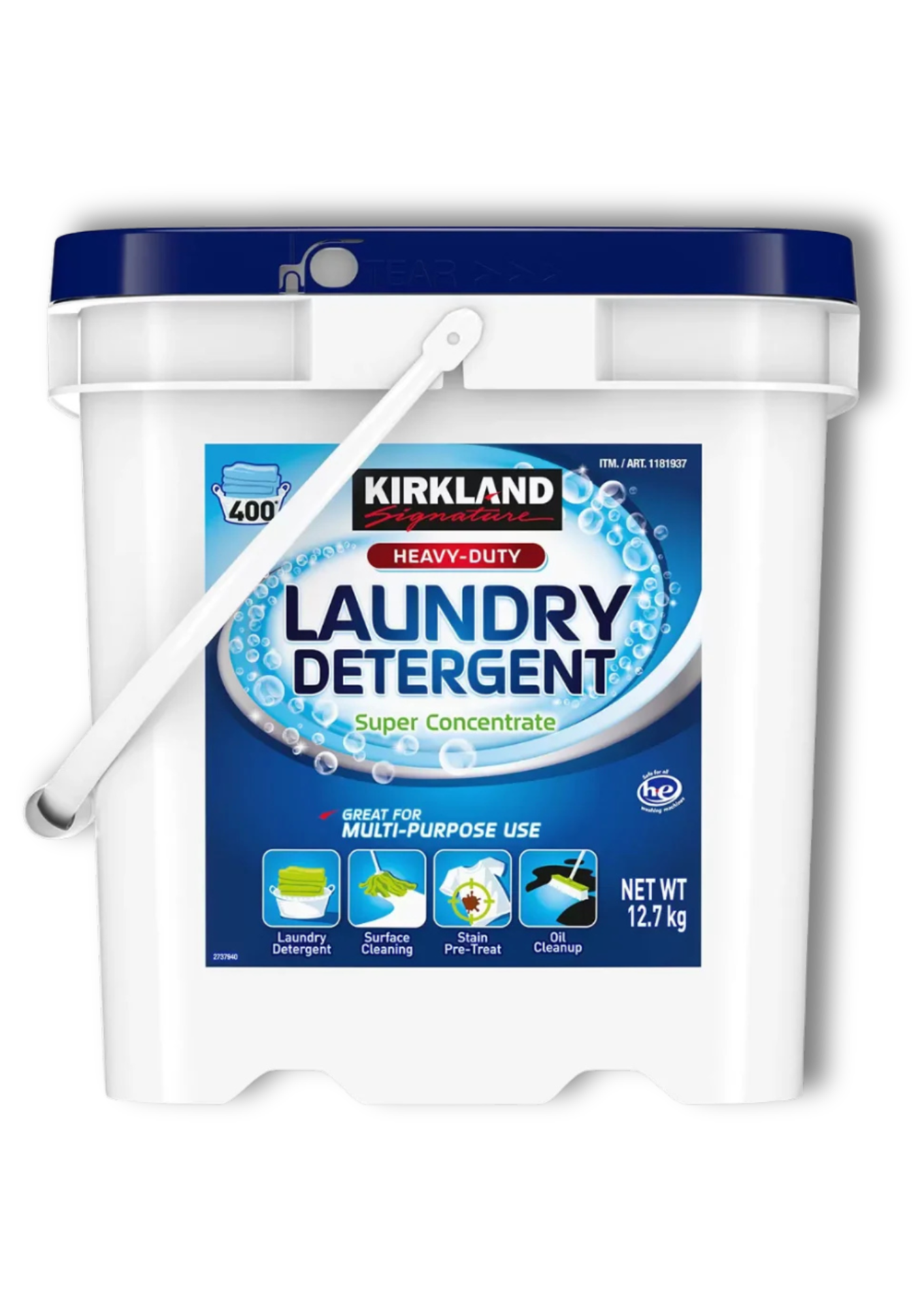 Kirkland Signature Super Koncentruoti skalbimo milteliai 12,7 kg. SVIT